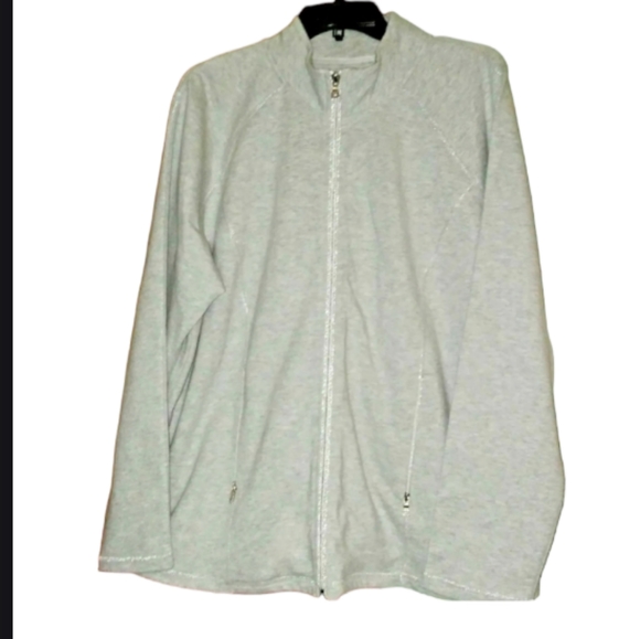Lane Bryant Vintage VTG Venezia Gray Active Athletic Set Y2K Size 18/20 NWT - Picture 1 of 7